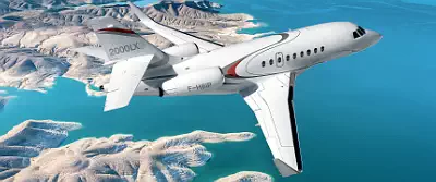 Falcon 2000LXS private jet wallpapers UltraWide 21:9