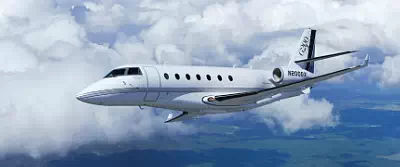 Gulfstream G200 private jet wallpapers UltraWide 21:9