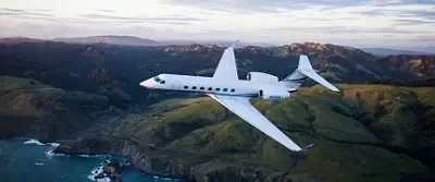 Gulfstream G550 private jet wallpapers UltraWide 21:9