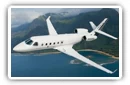 Gulfstream G150 private jets desktop wallpapers UltraWide 21:9 3440x1440 and 2560x1080