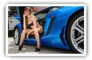 Lamborghini cars and Girls desktop wallpapers UltraWide 21:9 3440x1440 and 2560x1080