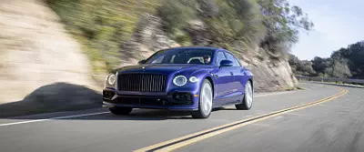 Bentley Flying Spur Hybrid (Azure Purple) US-spec car wallpapers UltraWide 21:9