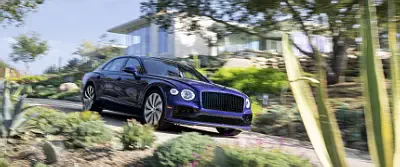 Bentley Flying Spur Hybrid (Azure Purple) US-spec car wallpapers UltraWide 21:9