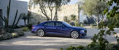 Bentley Flying Spur Hybrid (Azure Purple) US-spec car wallpapers UltraWide 21:9