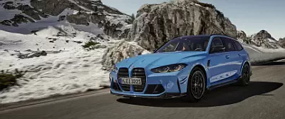 BMW M3 Competition Touring M xDrive M Performance Parts car wallpapers UltraWide 21:9