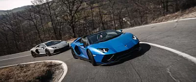 Lamborghini Aventador LP 780-4 Ultimae Roadster car wallpapers UltraWide 21:9