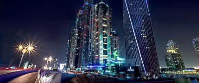 Dubai city wallpaper UltraWide 21:9